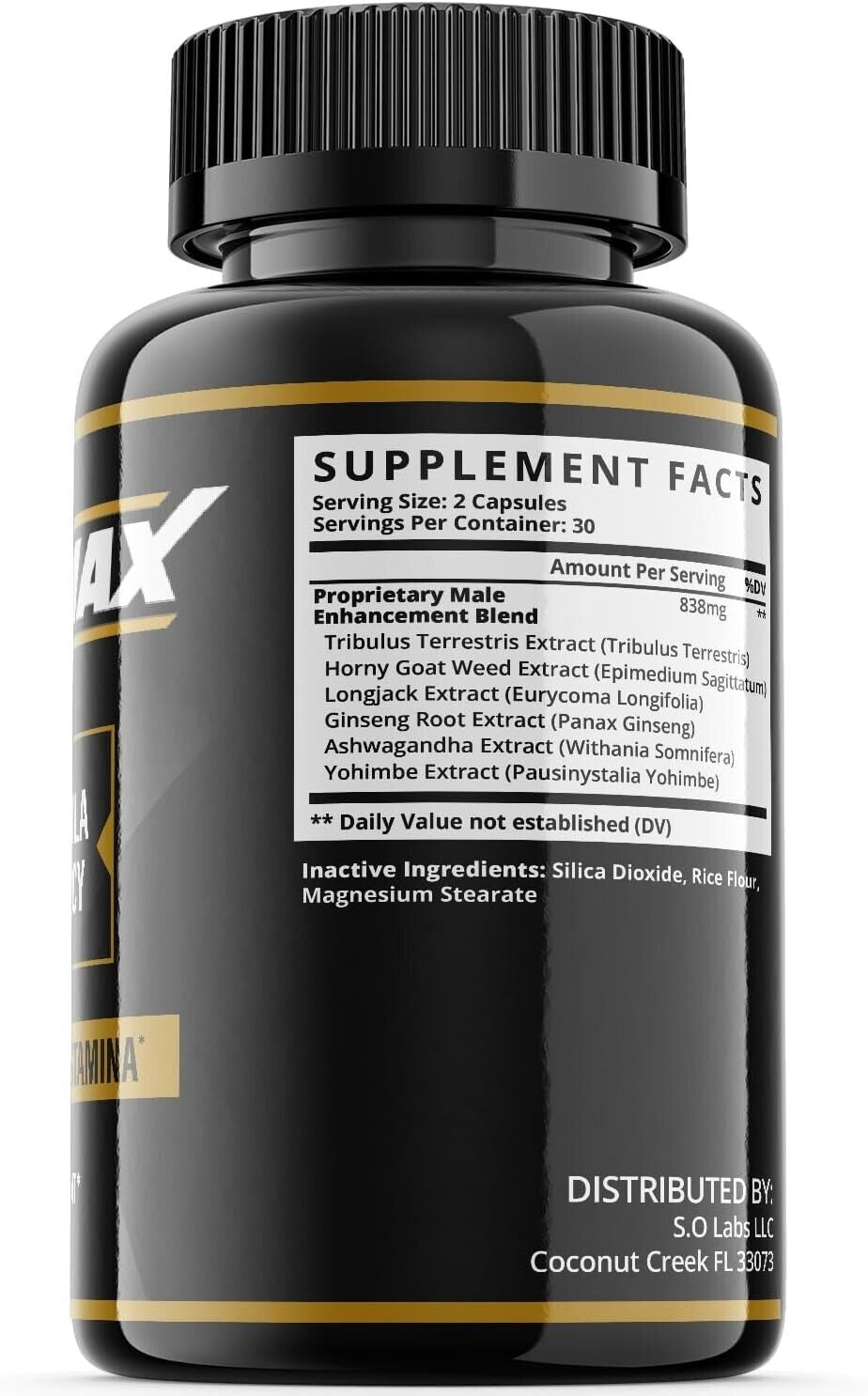 (1 Pack) Magnumax - Vegan, Male Vitality Supplement Pills - 60 Capsules