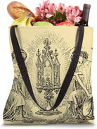 Adoration Angels Vintage Traditional Catholic Holy Eucharist Tote Bag