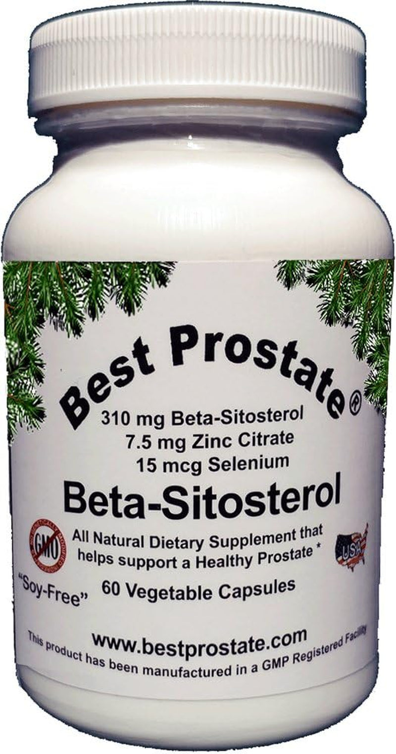 ® Beta-Sitosterol Formula - Results without a Prescription. It'S All Natural, No Binders, No Fillers, or Unproven Ingredients. Non-Gmo, Soy-Free, Gluten Free