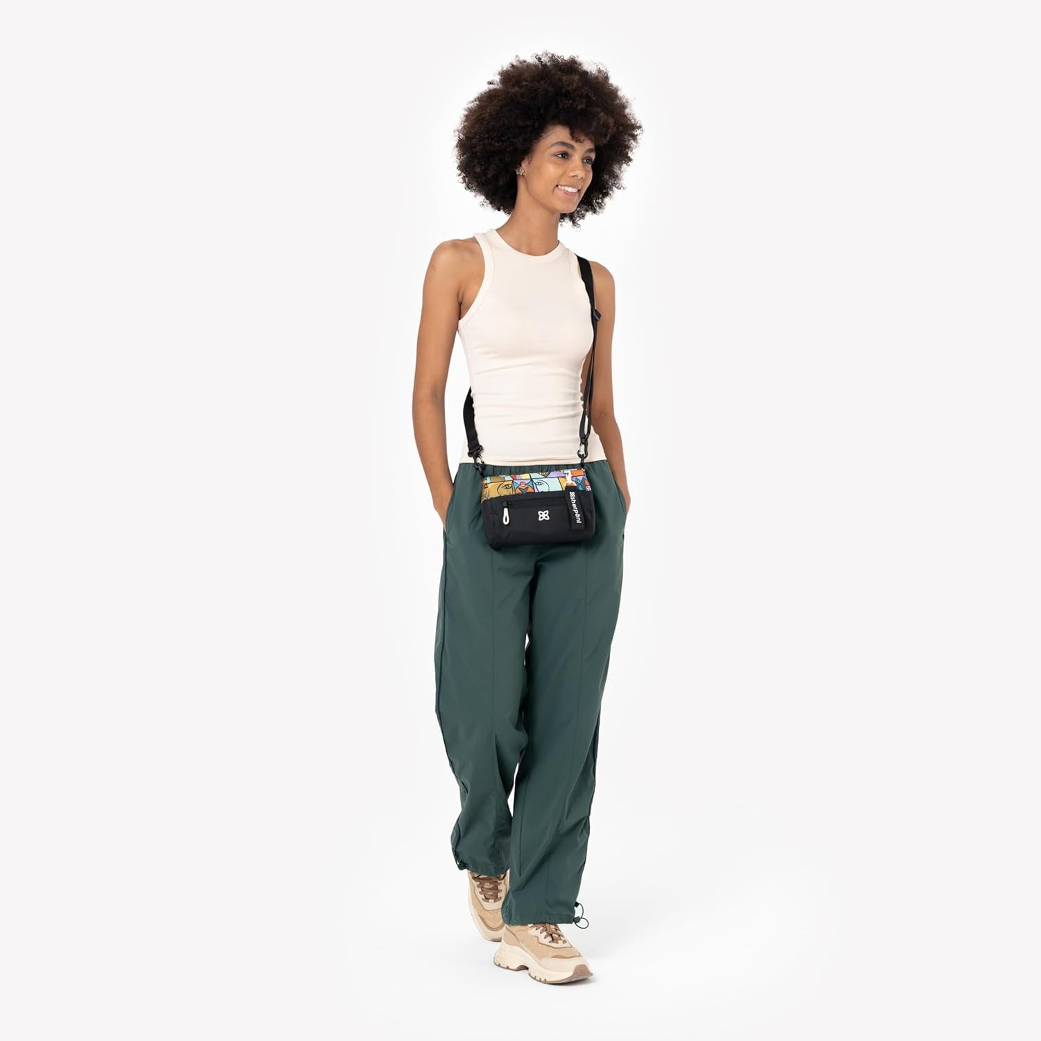 Sherpani Skye, Small Crossbody Purse, Nylon Crossbody Bag, Lightweight Cross Body, Purses for Women, RFID Protection