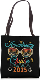 Wedding Anniversary Cruise 2025 Cruising Vacation Matching Tote Bag