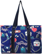 NGIL All Purpose Organizer 18" Large Utility Tote Bag 2019 Spring Collection (Nurse Navy)