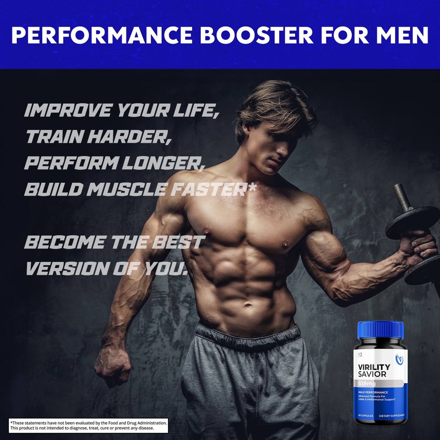 Virility Savior Advanced Formula Support Male Performance & Vitality (2 Pack)