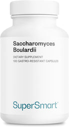 Supersmart - Saccharomyces Boulardii 20 Billion CFU per Day (High Strength) - Probiotic Supplement | Non-Gmo & Gluten Free - 100 Delayed Release Capsules