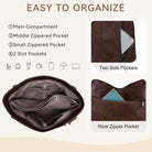VASCHY Hobo Bag for Women, Leather Tote Bag Purse with Zipper Guitar Strap