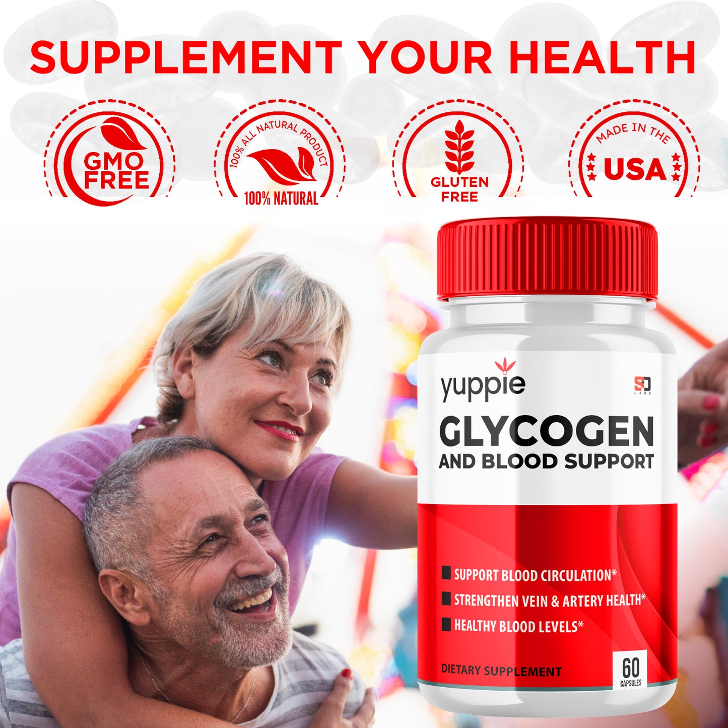 Yuppie Glycogen – Support for Healthy Blood Circulation and Levels (2 Pack)