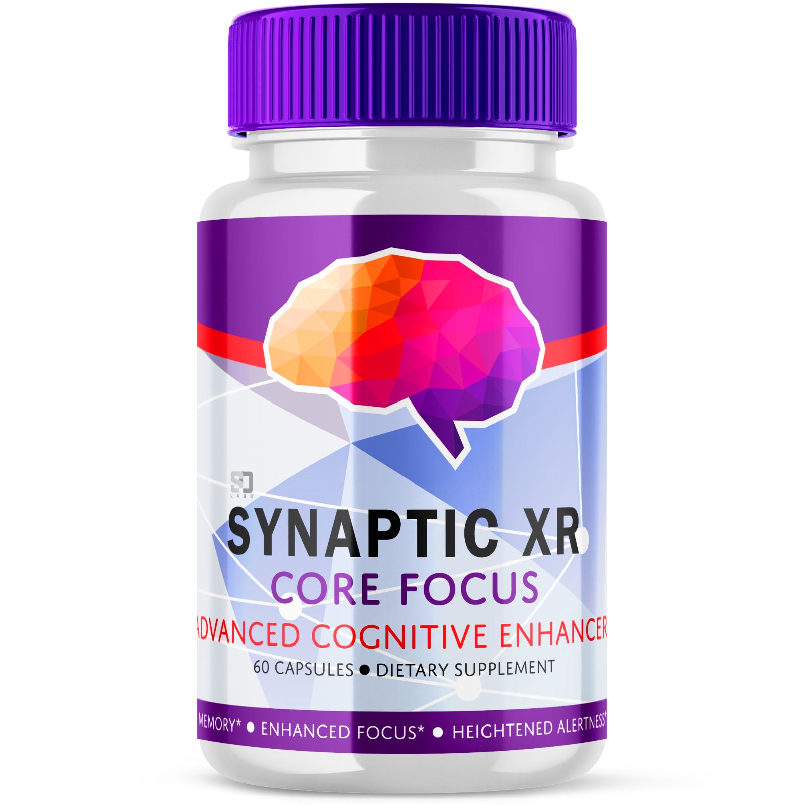 Synaptic XR Pills - Enhances Mental Clarity and Concentration 60 Capsules