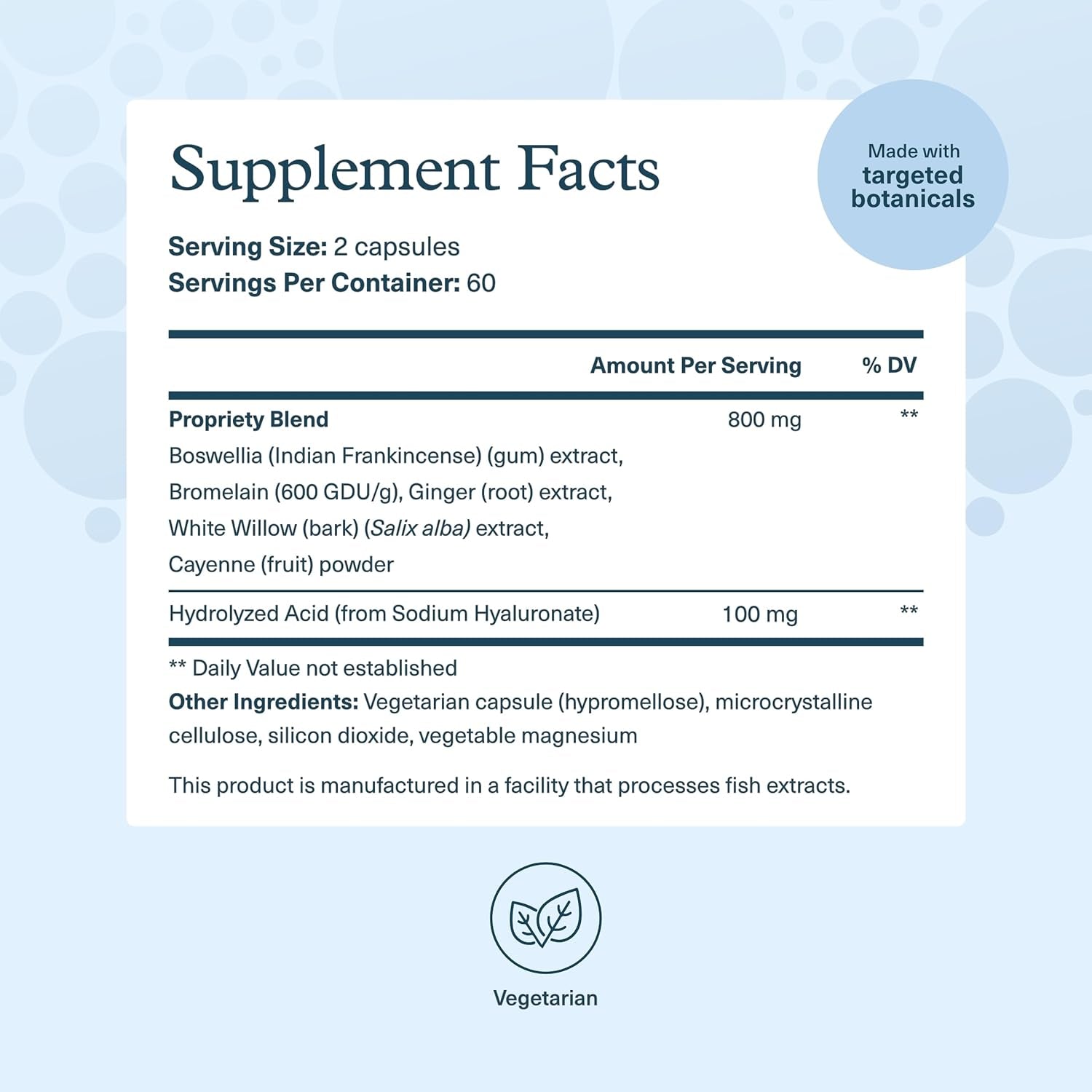 Youtheory Hyaluronic Acid Advanced Formula - Joint Support Supplement with Boswellia Extract* - Skin Health Supplement - Dairy, Soy & Gluten Free - 120 Vegetarian Capsules