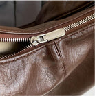Slouchy PU Leather Hobo Bags Women Underarm Shoulder Bag Trendy Crescent Crossbody Purses College Travel Tote Handbag 2025