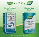 Nature'S Way Super Fisol Fish Oil, Enteric Coated, Supports Cardiovascular and Joint Health*, Mega Potency Omega-3S, 180 Softgels (Packaging May Vary)