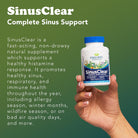 Ridgecrest Herbals Sinusclear, Complete Formula for Sinus and Nasal Health with Mullein Leaf, Bromelain, Vitamin C, and Zinc, for Healthy Mucus, Immune & Respiratory Support, (60 Veg Caps, 30 Serv)