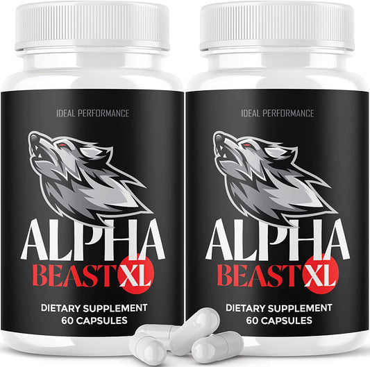 (2 Pack) Alpha Beast XL Pills (120 Capsules)