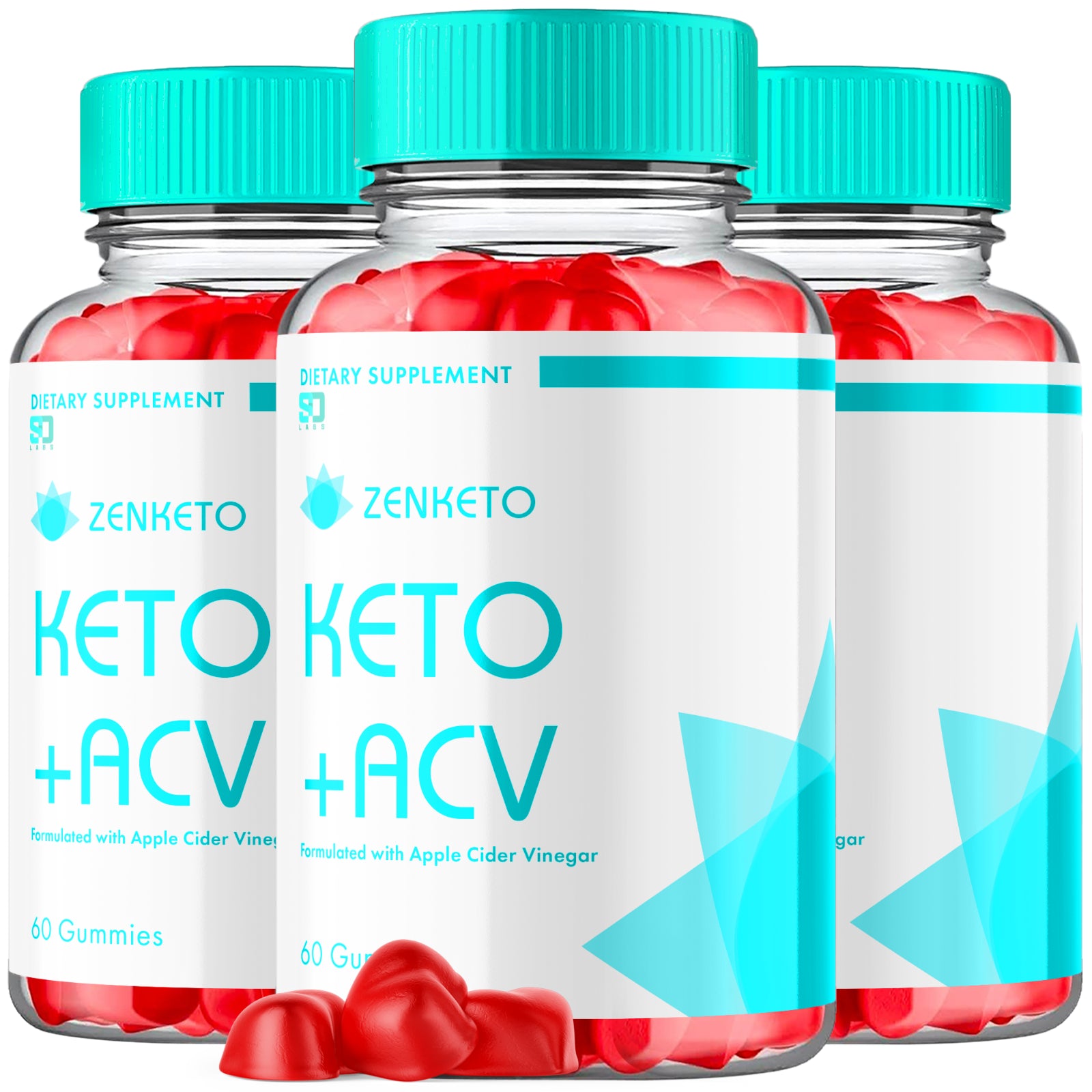 Zenketo - Keto+ ACV Gummies for a Balanced Lifestyle (3 Pack)