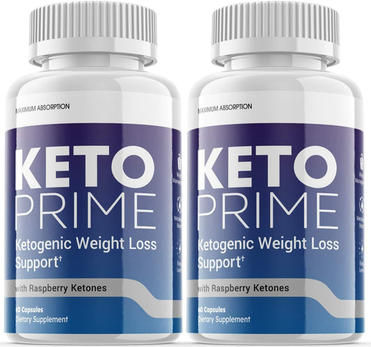 (2 Pack ) Keto Prime - Keto Supplement for Weight Loss & Energy Boosting