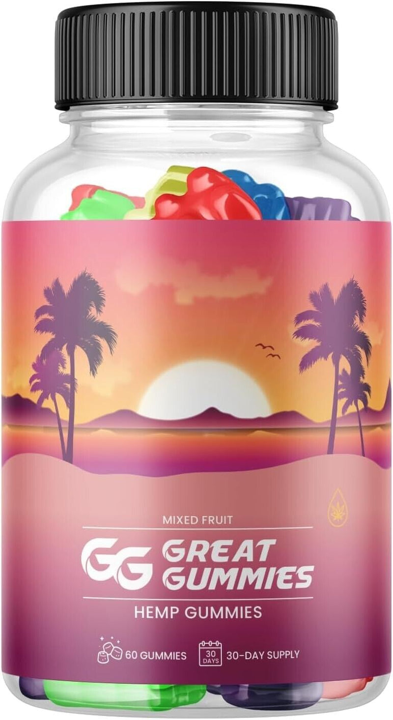 (1 Pack) Great Gummies - Great Gummies Enhance Productivity - 60 Gummies