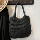 Beach Bags for Women, Large Woven Straw Tote Bag, Waterproof Beach Bag for Swim, Travel & Shopping, Stylish Weaving Handbag