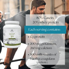 Mt. Capra Deep 30 | Meal Replacement Shake, Goat Protein Powder with Grass-Fed Whey Protein, Casein Protein, Minerals, and BC-30 Probiotics | Strawberry Splash | 30 Servings - 2 Pounds