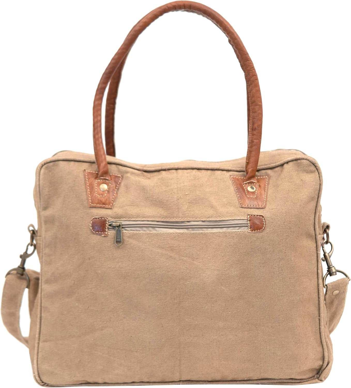 Upcycled Canvas Hand Bag and Cowhide Tote Bags for Women, Boho Bag for Women, Canvas Weekend Bags