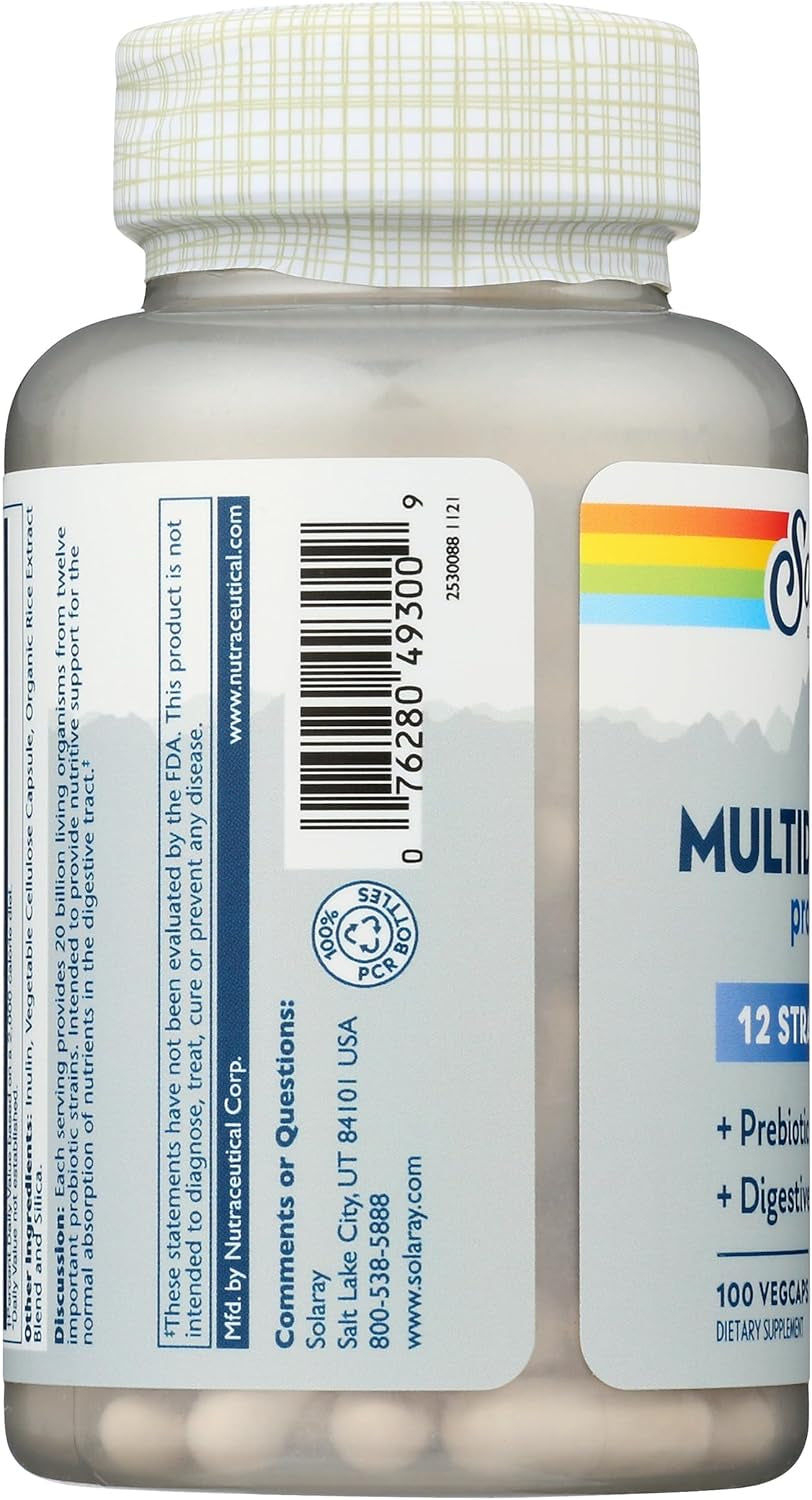 SOLARAY Multidophilus, 100 CT