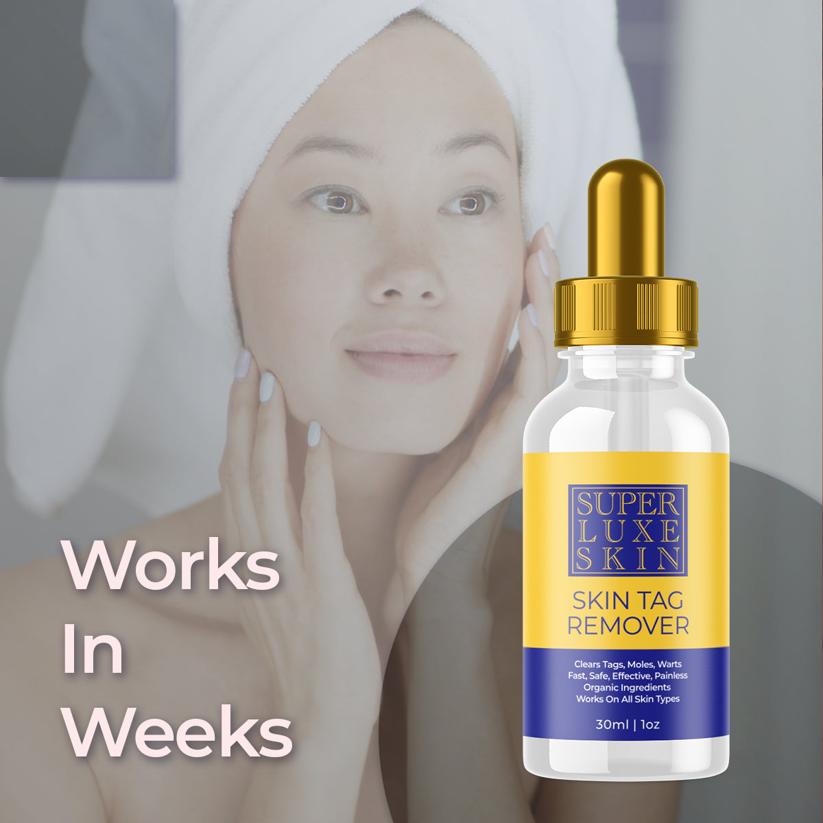 (1 Pack) Super Luxe Skin - Skin Drops, Safe for All Skin Types