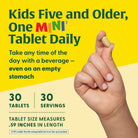 Megafood Kids One Daily Multivitamin - Convenient Mini Multivitamin for Kids - with Zinc, Vitamins C, B & D - Vegetarian, Gluten Free, Non GMO - 30 Tablets, 30 Servings