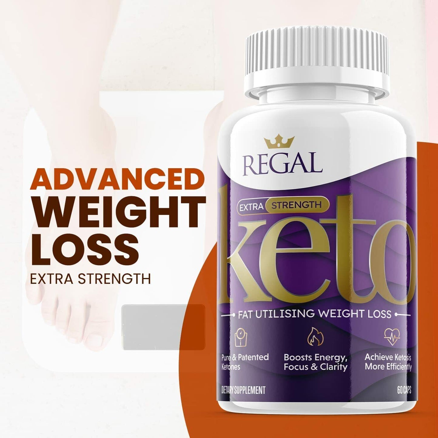 (2 Pack ) Regal - Keto Supplement for Weight Loss & Energy Boosting