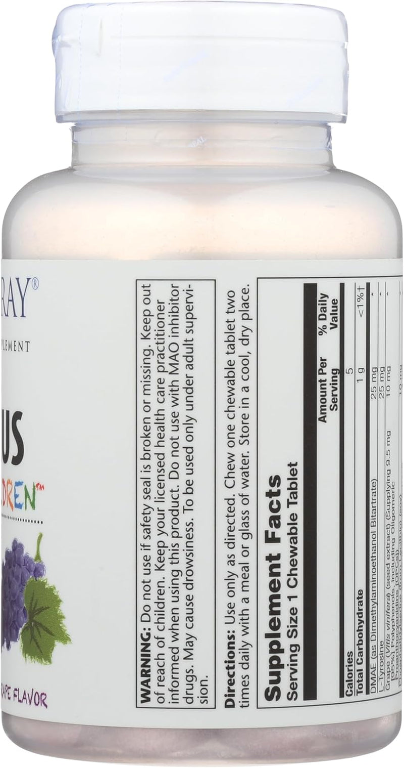 SOLARAY Focus for Children Supplements | 60 Count