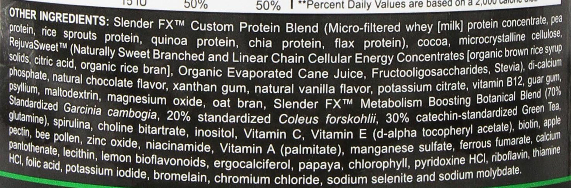 SLENDER FX MEAL REPLACEMENT SHAKE - Chocolate Fudge, 2.25 Lbs/ 1020 G