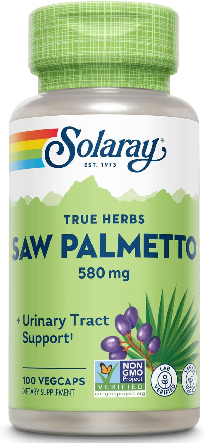 Solaray, Saw Palmetto Berries, 100 Count