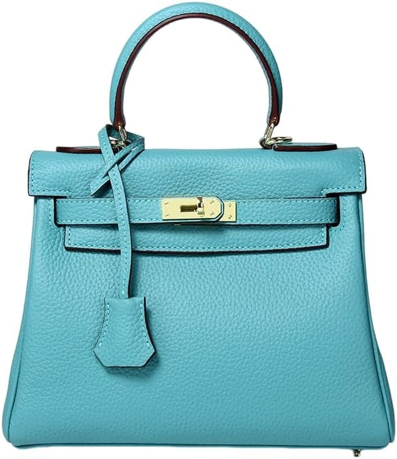28 Waxed Thread Leather Handmade Bag - Original Version Top-Grain Cowhide Leather Crossbody & Tote Bag for Women