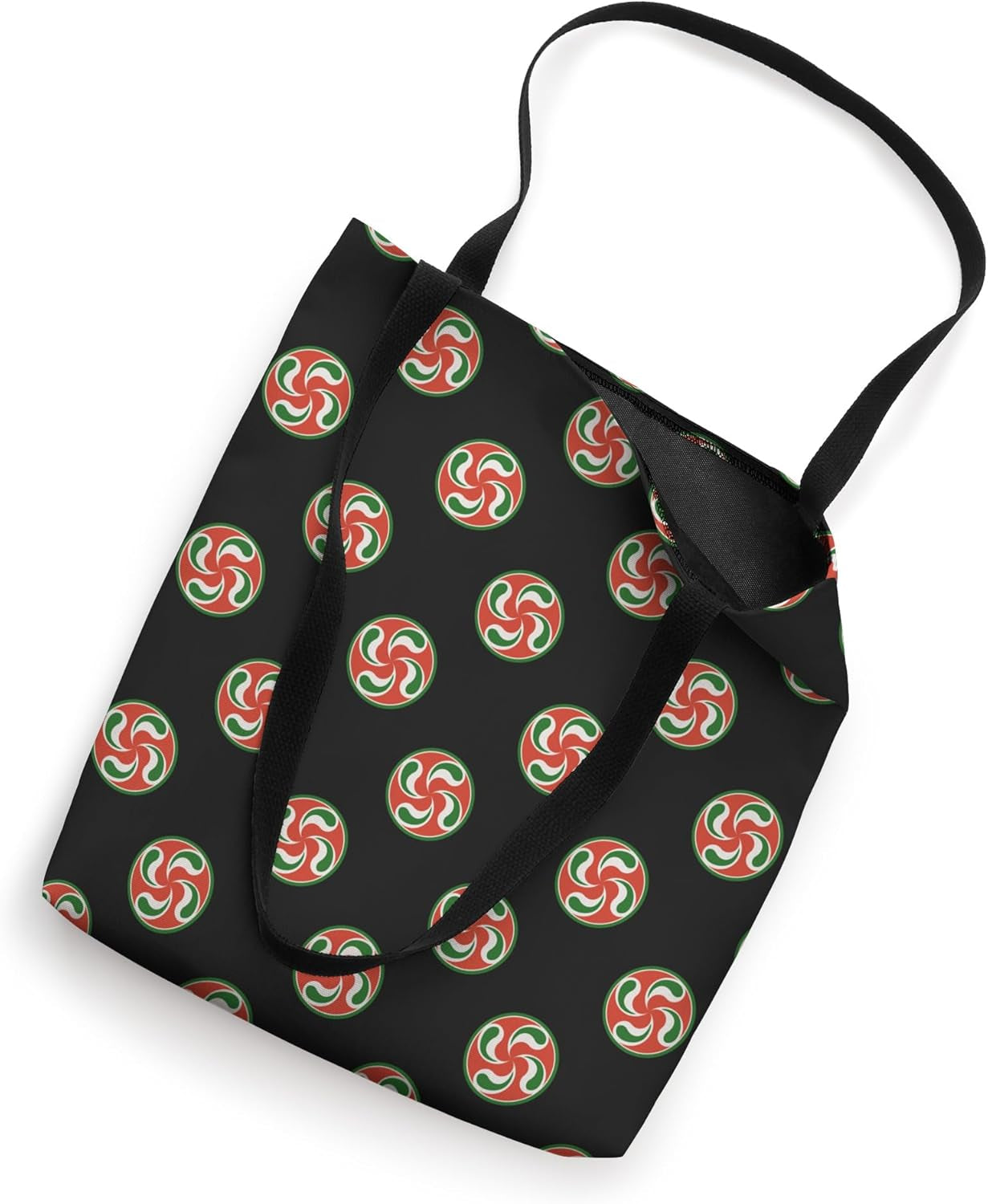 Basque Country Lauburu Cross Flag Euskal Pride Roots Tote Bag