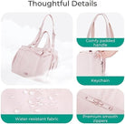 Crush Bow Tote Bag for Women, Fluffy & Lightweight Crush Bow Tote Bag for Women, Perfect for Daily Commuting, Shopping&Travel