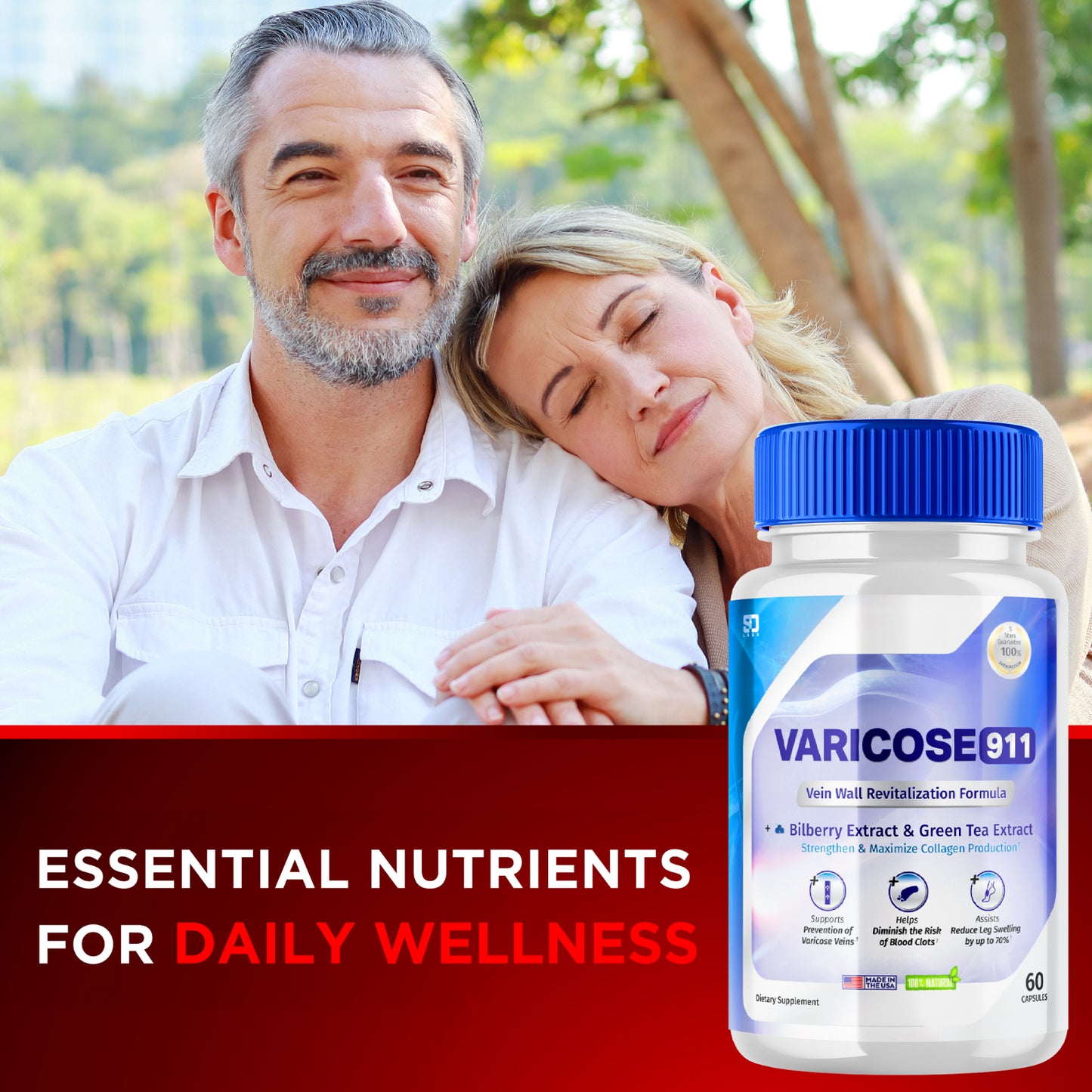 Varicose 911 - Enhance Daily Wellness and Collagen Support 60 Capsules