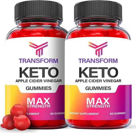 Transform Keto ACV - Transform Keto Gummies Weight Loss - 120 Gummies (2 Pack)