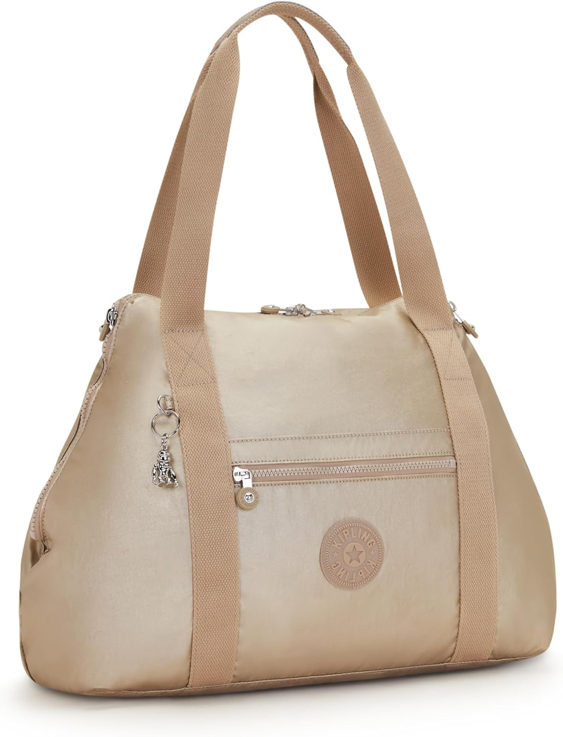 Kipling Women'S Art Medium Tote Bag, Lightweight Large Weekender, Travel Handbag