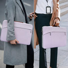 17.3 Inch Laptop Sleeve Case Briefcase Bag for HP 17.3 Laptop, HP Pavilion 17/ Envy 17T/ PROBOOK 17, Dell Inspiron 17, Lenovo ASUS ACER MSI 17.3 Waterpoof Computer Bag -Purple