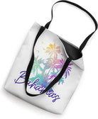 Bahamas Nassau Beach Vintage Palm Trees Vacation Tote Bag