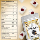 1400 MG Shilajit Gummies, Shilajit Pure Himalayan Organic Gummies with Ashwagandha, Himalayan Shilajit for Men, 85+ Trace Minerals & Fulvic Acid, Individually Wrapped, Sugar-Free, 60 Counts