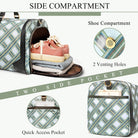 2Pcs Weekender Bags for Women with Toiletry Bag Shoe Compartment Cheap Overnight Bag Carry on Tote Duffle Bag for Travel Clearance Flight Approved, Green
