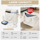Vacuum Travel Bag with Pump, Vacuum Seal Bags for Clothing, Hospital Tote Bag for Labor and Delivery, Expandable Weekender Mommy Bags Women, Overnight Carry on Bag