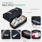 14X18X8 Travel Bag Frontier Airlines Personal Item Bag with Shoe Compartment Tote Carry on Luggage 32L Weekender Overnight for Women Men Beige