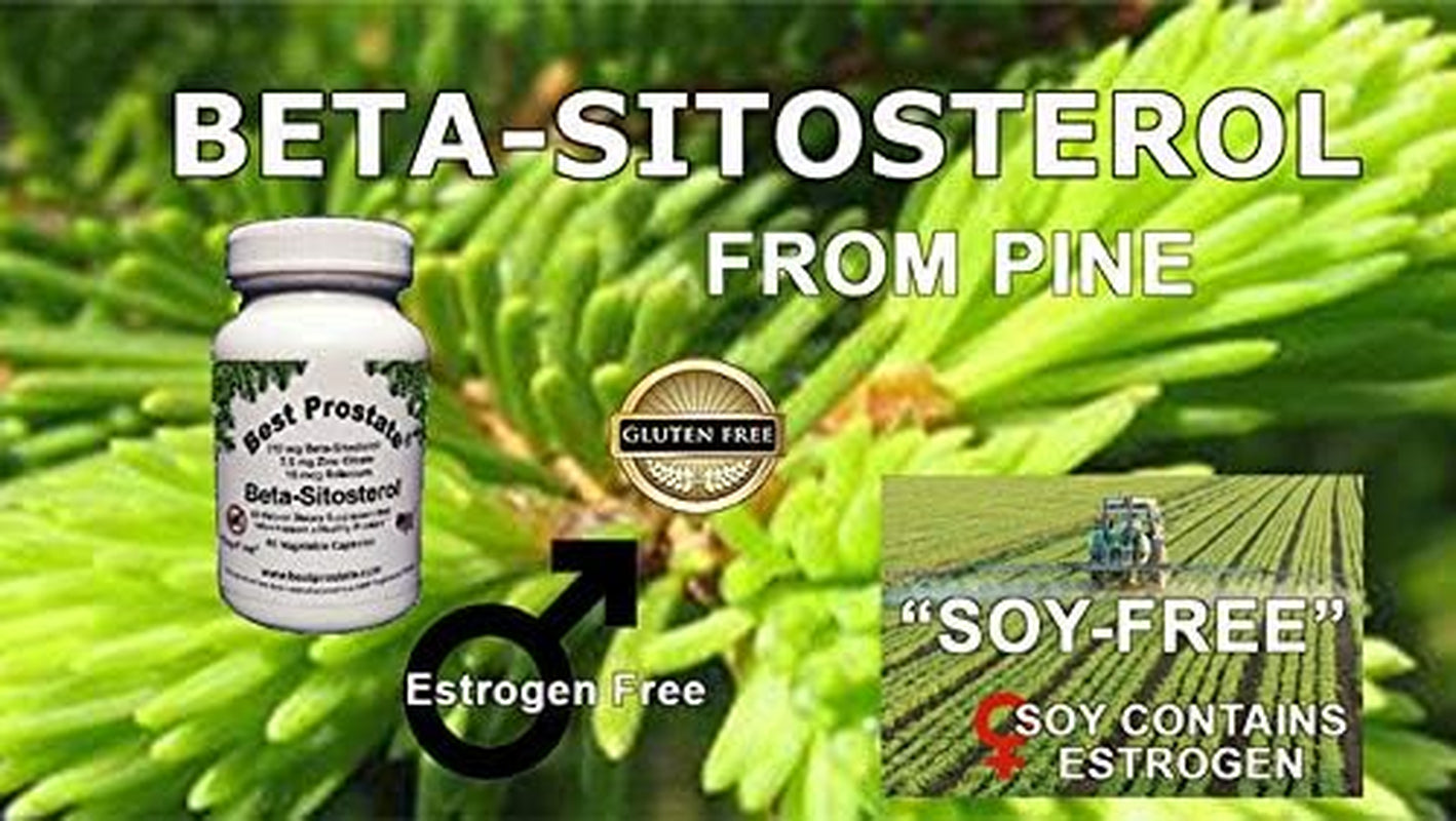 ® Beta-Sitosterol Formula - Results without a Prescription. It'S All Natural, No Binders, No Fillers, or Unproven Ingredients. Non-Gmo, Soy-Free, Gluten Free