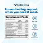 Vitamedica | Clinical Support Formula | Promotes Collagen & Wound Healing | Vitamin C, D, & a to Support Healthy Immune Function | Zinc + Selenium | Vitamin B | Multivitamin for Women & Men