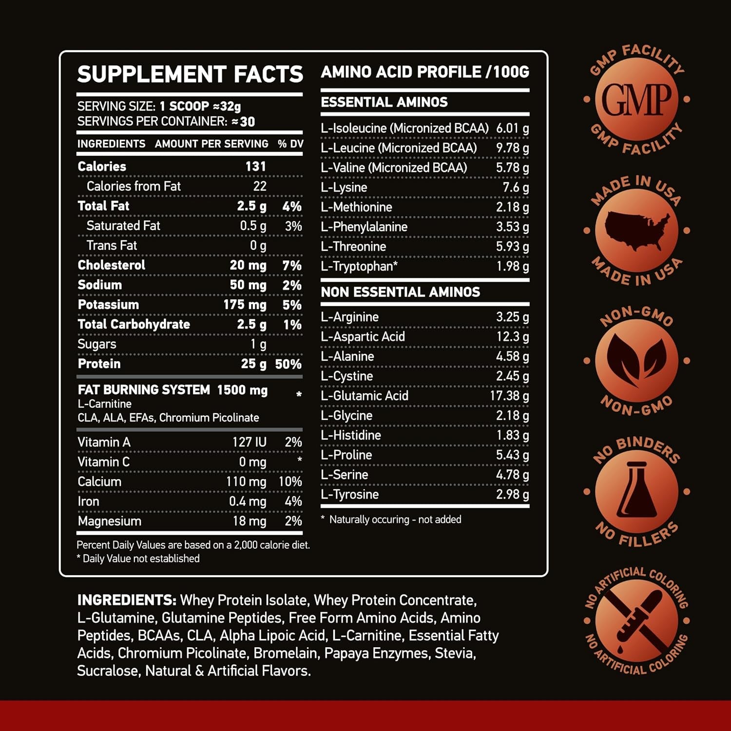 100% Lean Whey Complex 2 Pounds