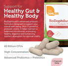 Zahler Biodophilus, 60 Billion Live Cultures per Serving, Supports Digestive Health,Certified Kosher, 30 Capsules