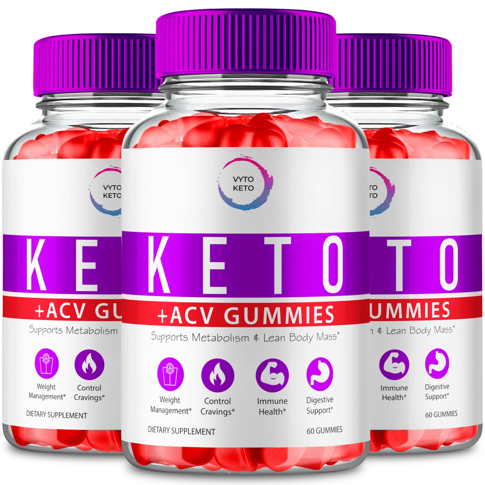 VYTO Keto ACV Gummies - Official Formula (3 Pack)