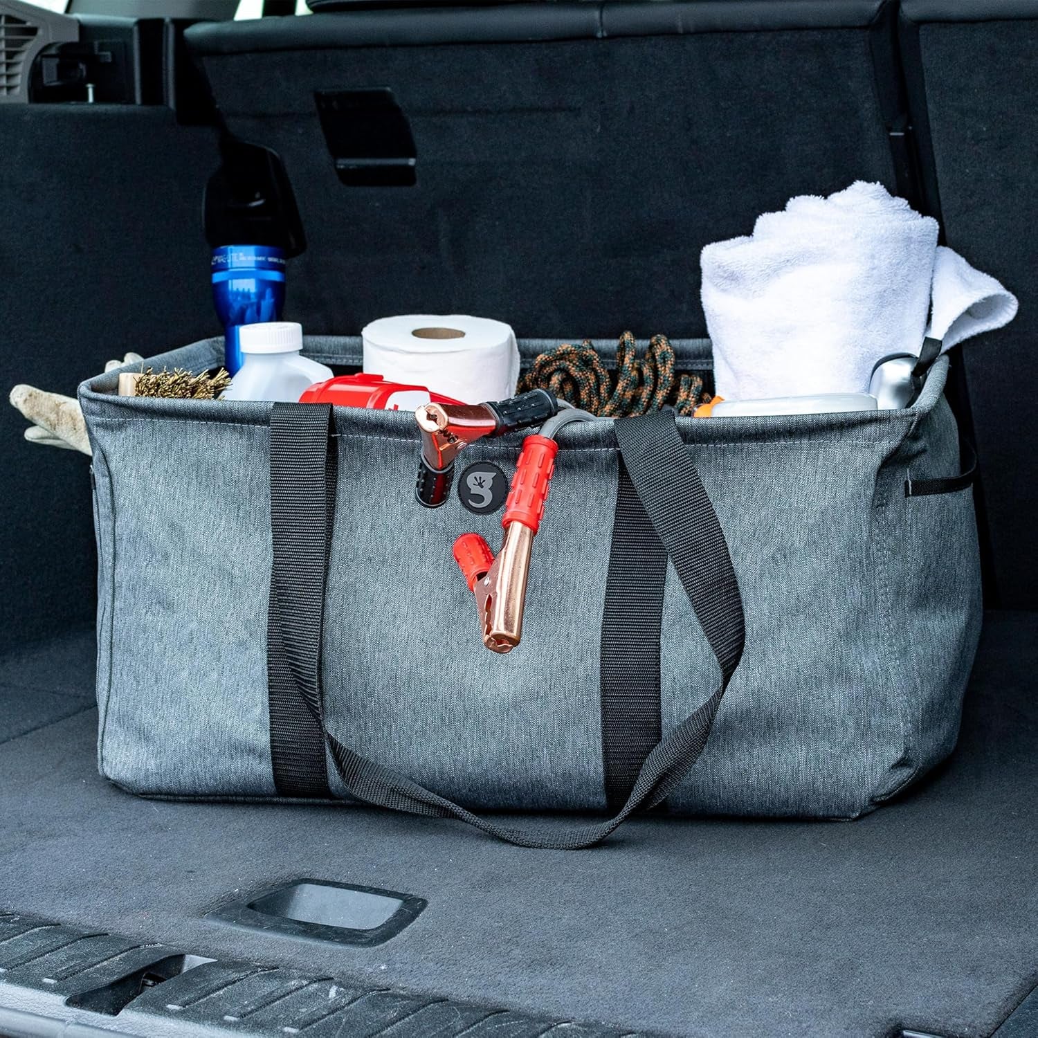 Geckobrands Large Utility Tote - Durable Multipurpose Bag for Beach, Travel, Shopping & Outdoor Activities