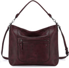 VASCHY Hobo Bags for Women, Vegan Leather Large Handbag Tote Slouchy Shoulder Bag Purse W Convertible Crossbody Strap