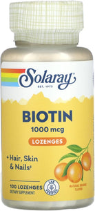 SOLARAY Biotin Sublingual 1000 MG, 100 CT