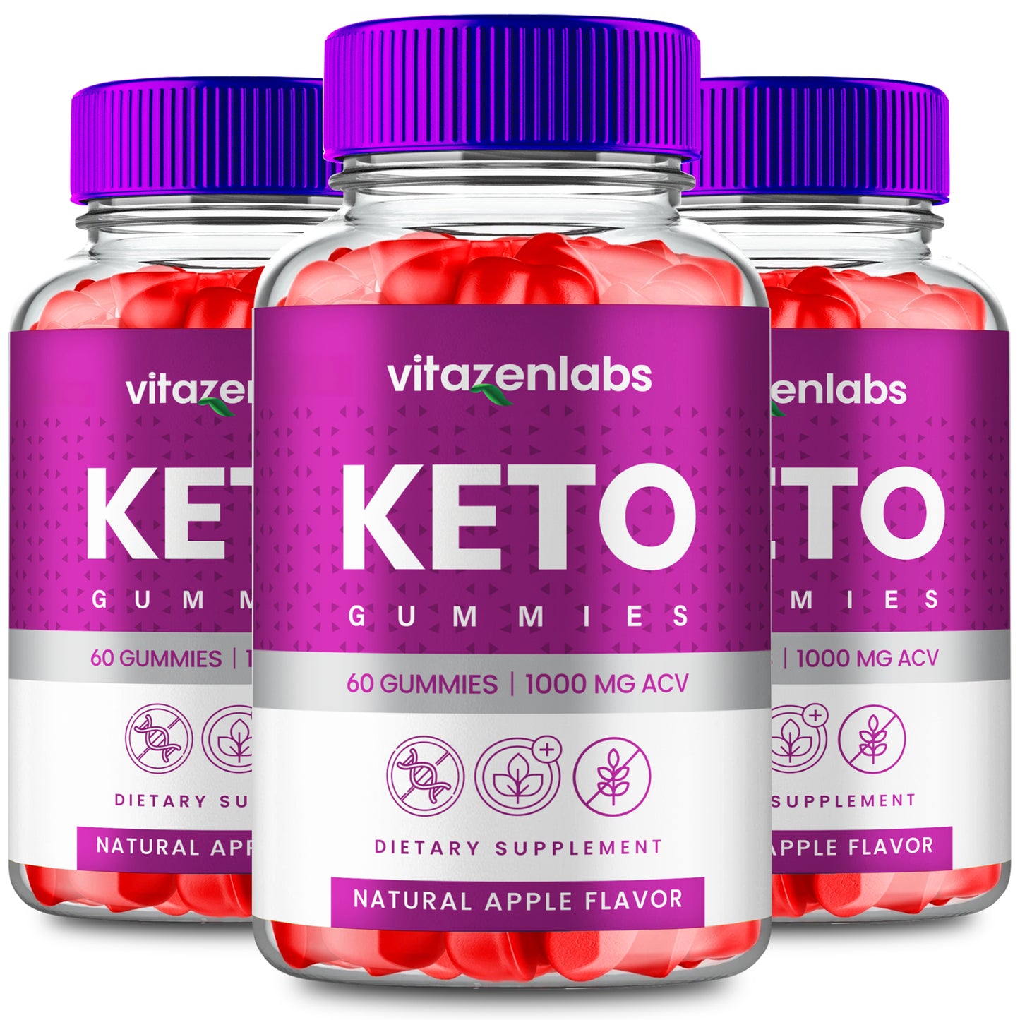 Vitazen Keto ACV Gummies, Official Max Strength Keto ACV Gummies (180 Gummies)